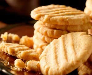 Galletas de Mantequilla de Maní