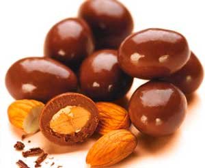 Almendras con Chocolate