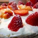 Bizcocho relleno con Fresas