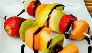 Brochetas de Frutas