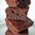 Brownie ligero con Ciruelas
