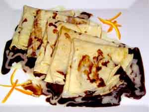 Crepes con Chocolate