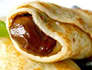 Crepes con Nutella