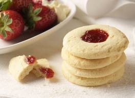 Galletas con Mermelada de Fresa