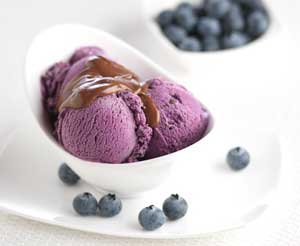 Helado de Arándanos