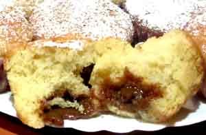 Magdalenas rellenas con Dulce de Leche