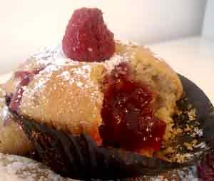 Magdalenas rellenas de Fresa