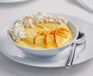 Natillas de Naranja