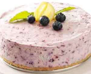 Tarta de Queso con Arándanos