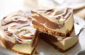 Torta de Queso Marmoleada